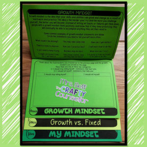 Growth Mindset Vs. Fixed Mindset Activity And Printable - Mrs. Bell The ...