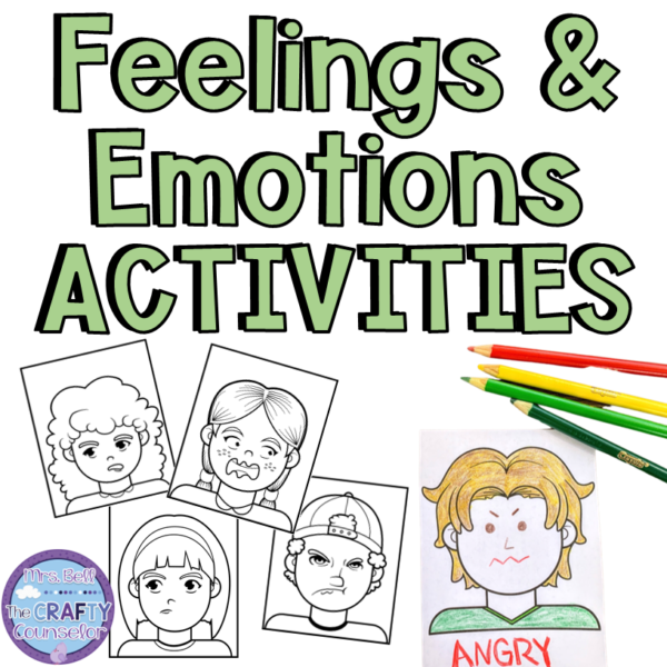 Identifying Feelings and Emotions | Face Trace Printer Friendly Activities