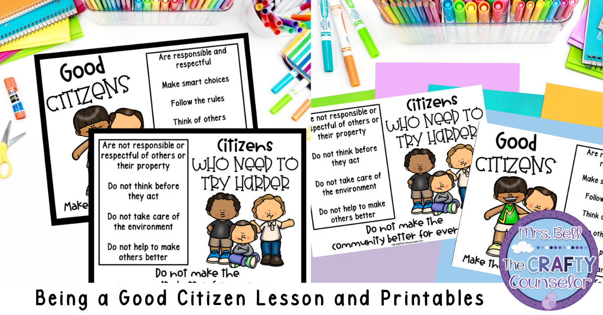 Being a Good Citizen Classroom Activities and Lesson Plans - Mrs. Bell ...